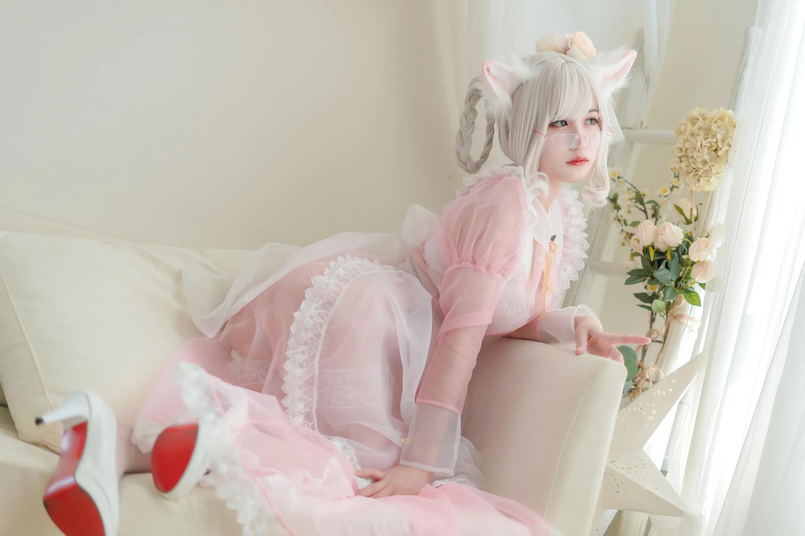 小仓千代w – NO.08 透明女仆粉色 [24P]插图5